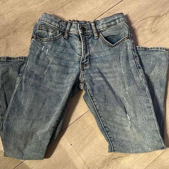 Old navy straight built in flex blue jeans size 8 - Picture 1 of 4